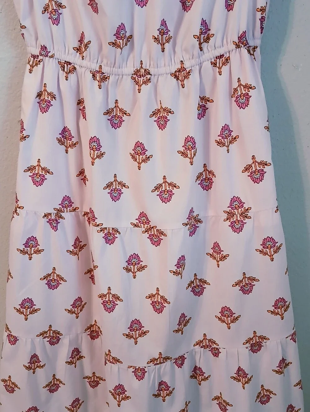 J. Crew Pink Floral Willa Midi Dress Size 2 Pink Opal Cottagecore